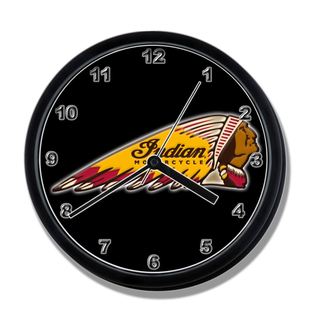 Indian motorcycle logo Clock NEW